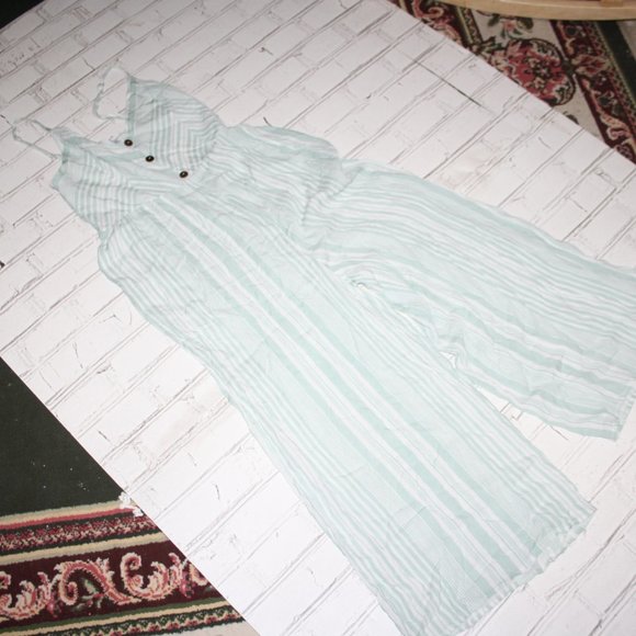 Elsie & Zoey Romper Pants set NWT Size S/M Mint green and white - Picture 3 of 7